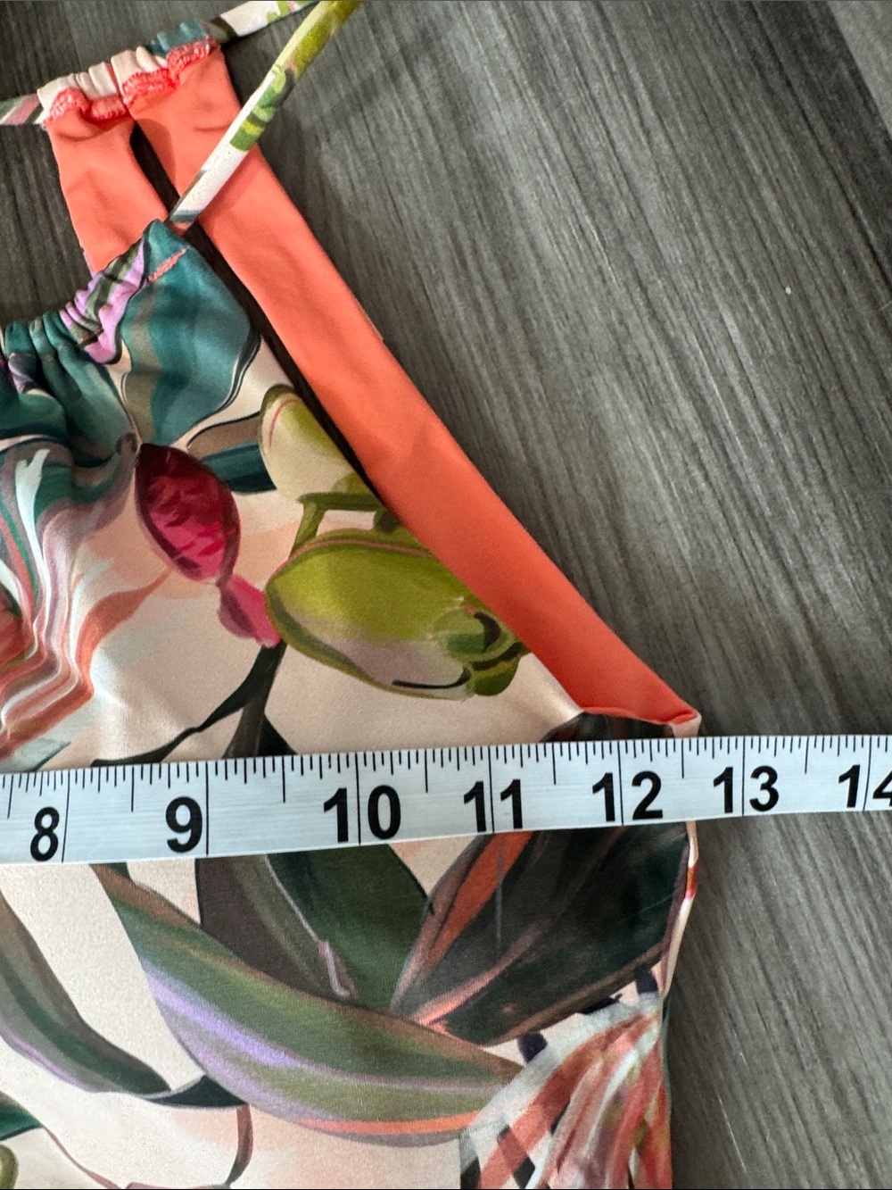Maryssil by Larissa Minatto small swimsuit one piece tropical high neck floral - Picture 2 of 8